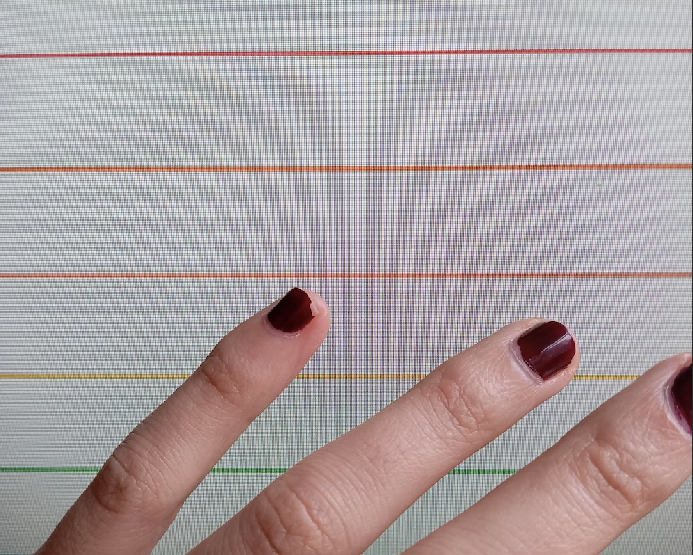 Movimiento de dos dedos